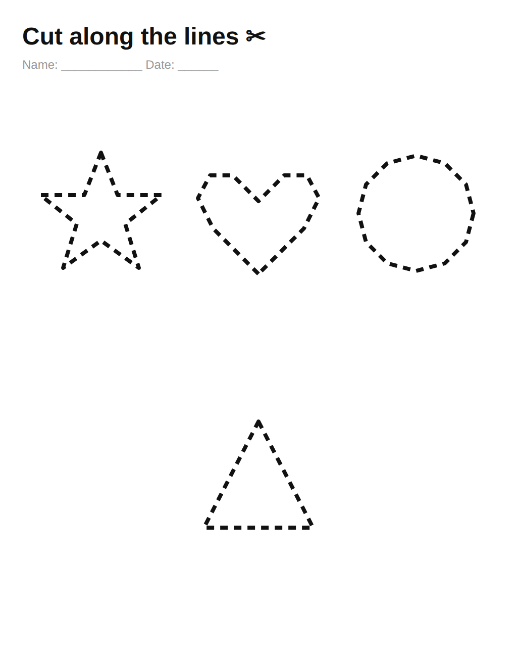 Sample cutting activity
